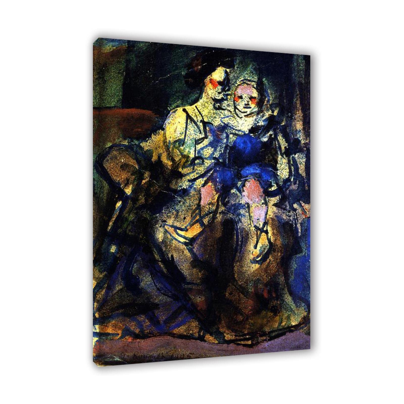 Amazon.co.jp: ジョルジュ・ルオー 有名な絵画の複製。「母と子